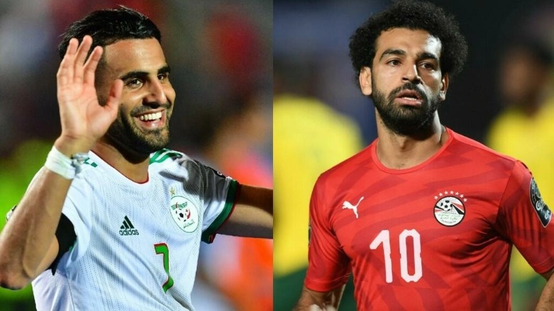 محمد صلاح ورياض محرز.- الصورة لفرانس 24